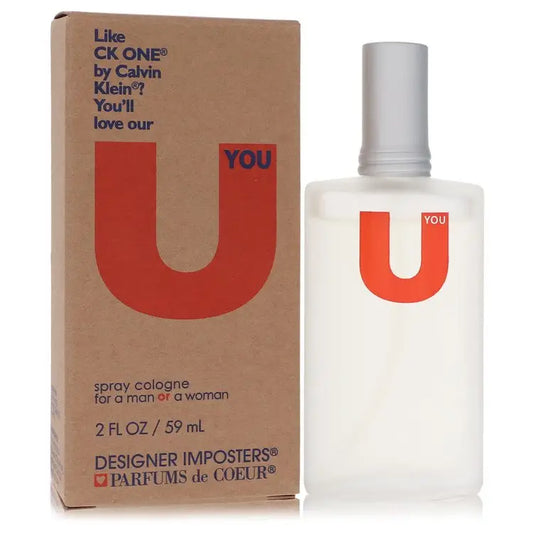 Designer Imposters U You by Parfums De Coeur - Cologne Spray (Unisex) 2 oz - Women / Medium - Cologne Spray (Unisex) 2