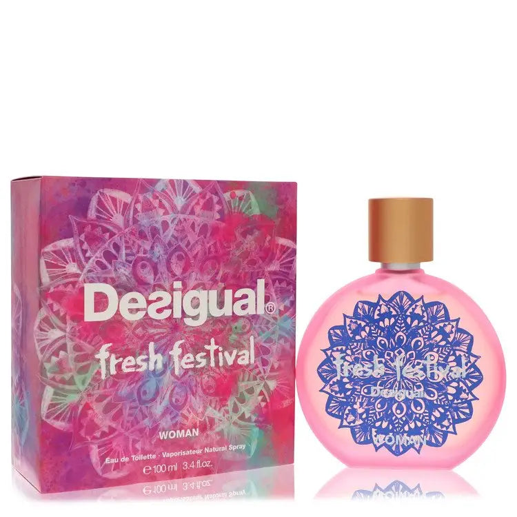 Desigual Fresh Festival by Desigual - Eau De Toilette Spray 3.4 oz - Women / Medium - Eau De Toilette Spray 3.4 oz