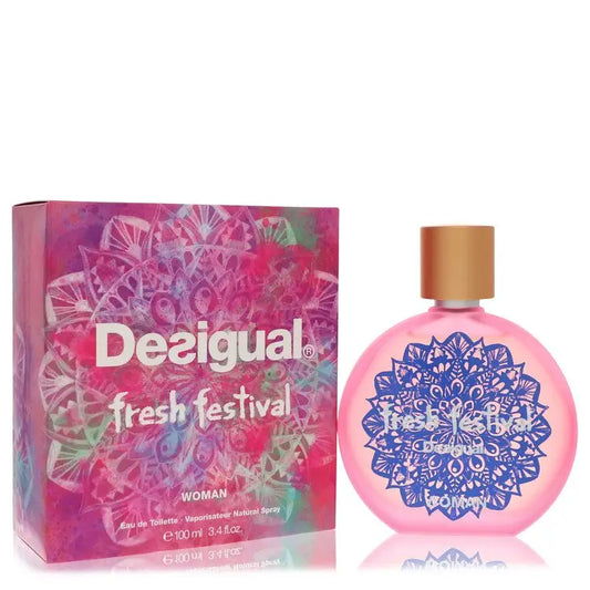 Desigual Fresh Festival by Desigual - Eau De Toilette Spray 3.4 oz - Women / Medium - Eau De Toilette Spray 3.4 oz
