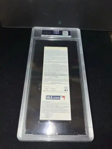 Encased MLB ticket for Detroit Tigers vs Texas Rangers 2011 ALCS sports memorabilia