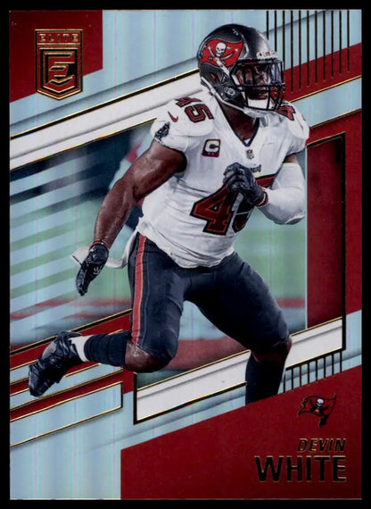 Devin White football card from Donruss Elite 2022 Tampa Bay Buccaneers series