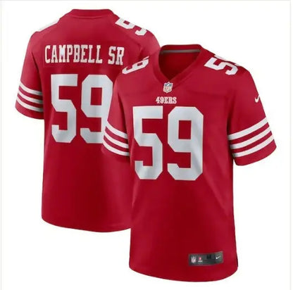 Red San Francisco 49ers DeVondre Campbell Nike Game Jersey Scarlet product image