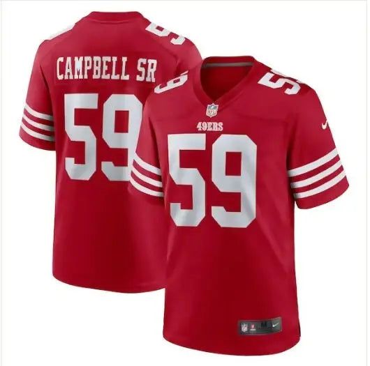 Red San Francisco 49ers DeVondre Campbell Nike Game Jersey Scarlet product image