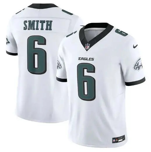 White Philadelphia Eagles DeVonta Smith Nike Alternate Vapor FUSE Limited Jersey with SMITH 6