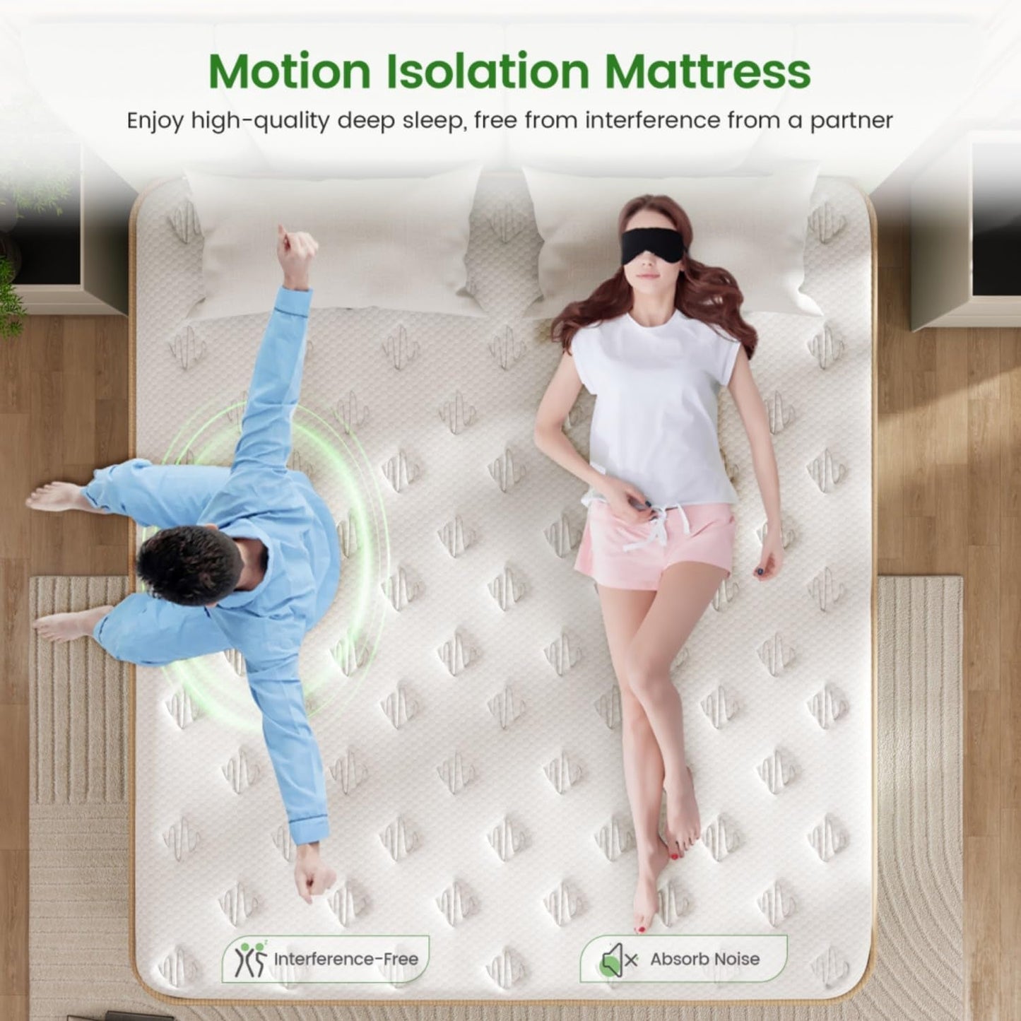 10 Inch Full Size Hybrid Gel Memory Foam Mattress-3