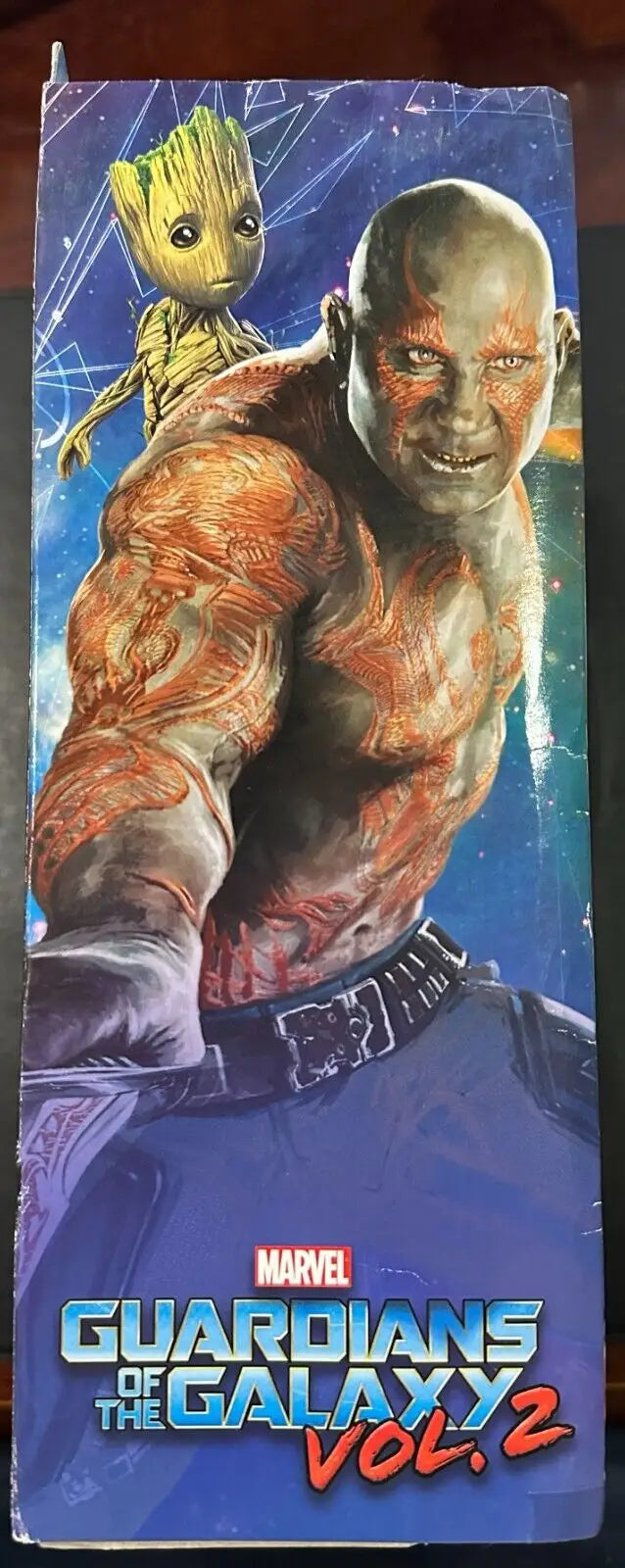 Guardians of the Galaxy Vol. 2 packaging for Diamond Select action figure Drax & Baby Groot
