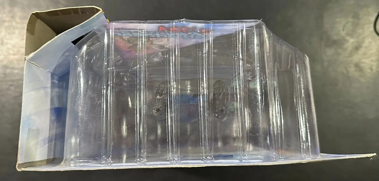 Clear plastic toy packaging for Diamond Select Marvel Action Figure Drax & Baby Groot