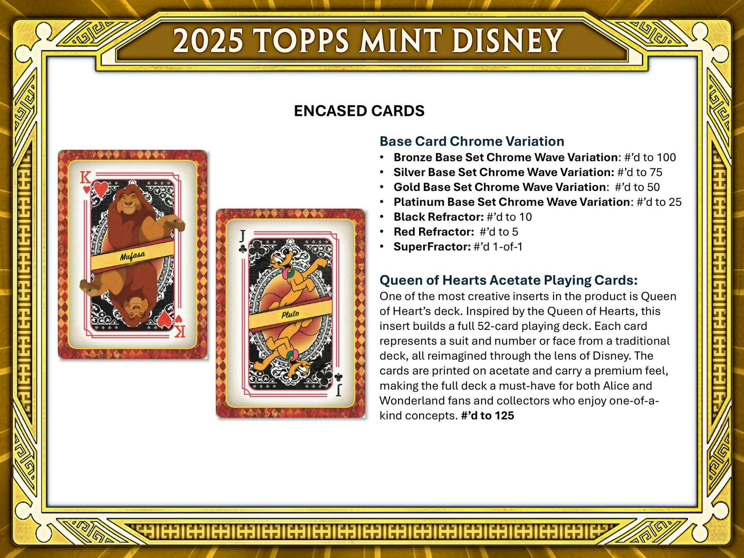 2025 Topps Disney Mint Hobby Box | Columbia Sports Cards