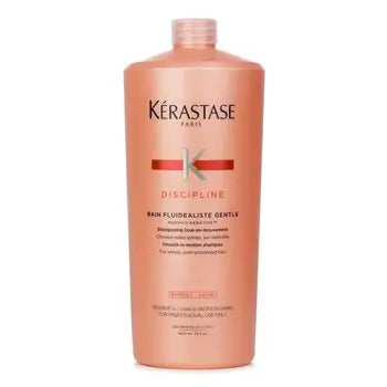 Discipline Bain Fluidealiste Smooth-In-Motion Gentle Shampoo (For Unruly Over-Processed Hair) - 1000ml/3.4oz