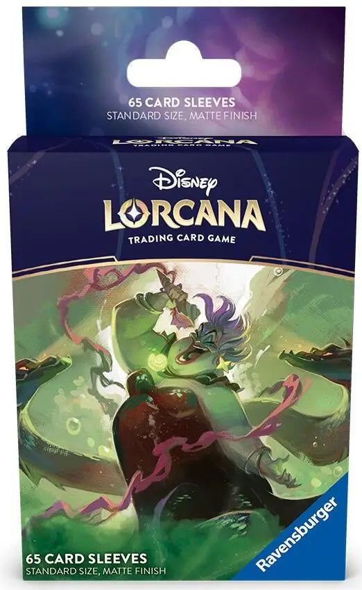 Disney Lorcana Card Sleeves featuring Ursula - Deceiver of All for optimal card protection