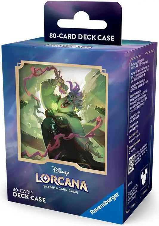 Disney Lorcana Deck Box featuring Ursula - Deceiver of All for trading card game storage