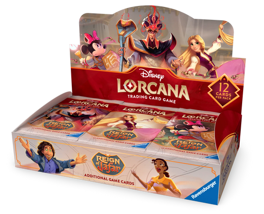Disney Lorcana Jafar Booster Box for the Jafar Booster trading card game