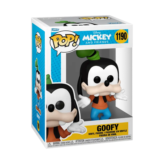 Goofy Funko Pop figure in box from Disney Mickey & Friends collection