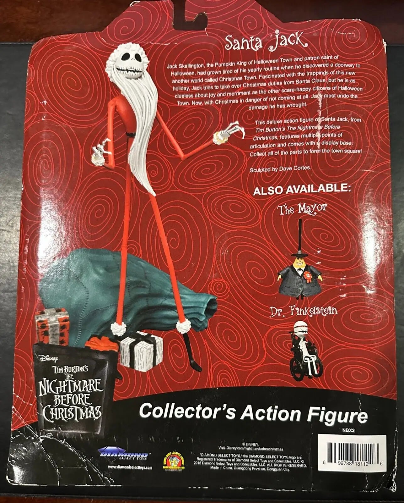 Santa Jack action figure from Disney’s Nightmare Before Christmas by Diamond Select Toys