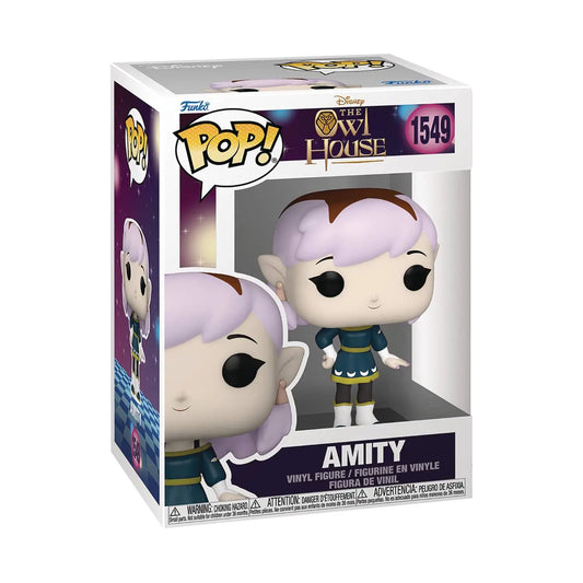 DISNEY The Owl House Amity Funko Pop! Vinyl figure in collectible display