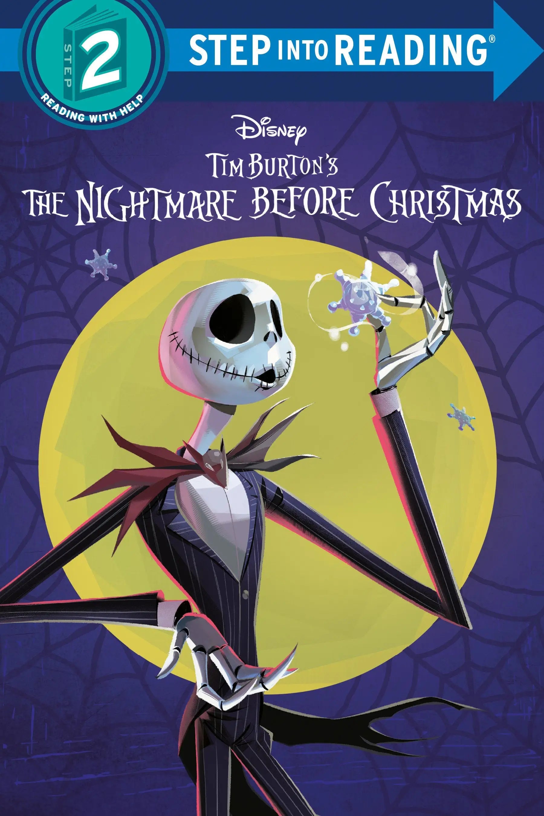 The Nightmare Before Christmas book cover is a leveled reader for Disney fans