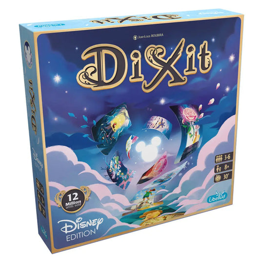 Dixit Disney Edition board game featuring Disney-themed artwork and storytelling fun