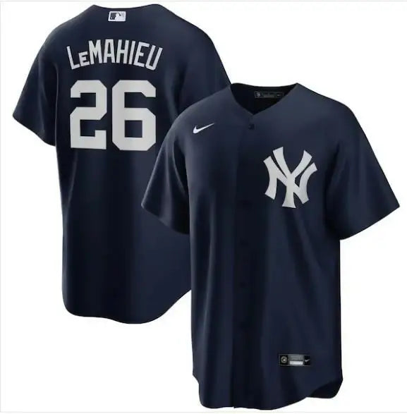 Navy blue New York Yankees DJ LeMahieu Nike Alternate Replica Player Jersey