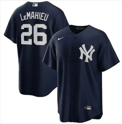 Navy blue New York Yankees DJ LeMahieu Nike Alternate Replica Player Jersey