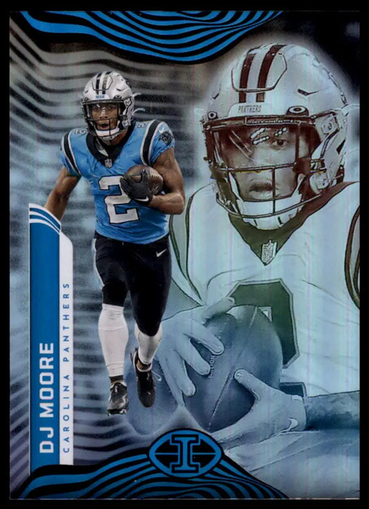 DJ Moore football card from Panini Illusions 2022 Panini Illusions Retail Carolina Panthers