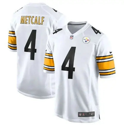White Pittsburgh Steelers DK Metcalf Nike Alternate 1933 Throwback Game Jersey