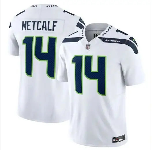 White Seattle Seahawks D K Metcalf #14 Nike Vapor F U S E Limited Jersey