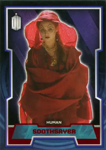 Soothsayer Trading Card in Red Foil from Doctor Who 2015 Parallel Card Collection