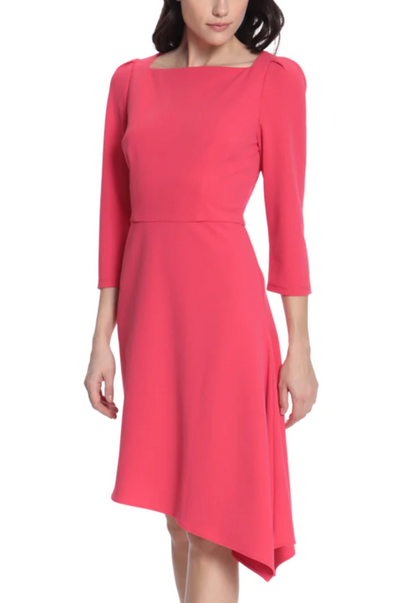 Donna Morgan Raspberry Day Dress LAST ONE! ONLY Med Size 10 Remaining Women's Apparel Office