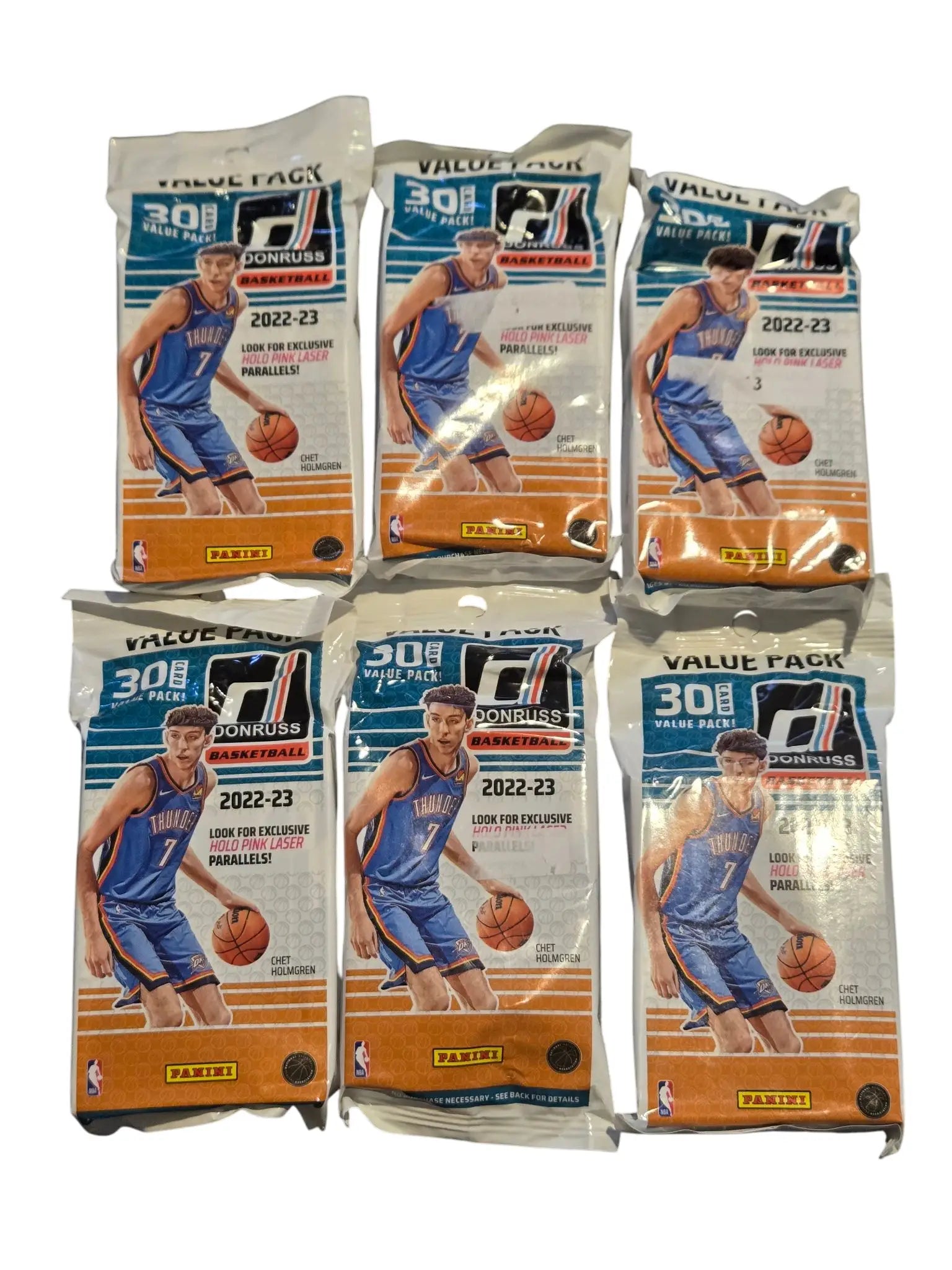 Donruss Basketball 2022-23 Value Pack 30 Card Pack Panini Sealed Lot of 6 - Trading Cards