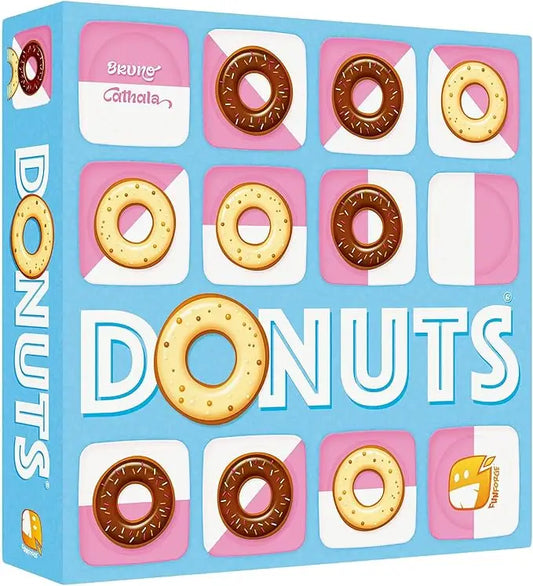 Donuts board game by Bruno Cathala featuring colorful donuts on the game board
