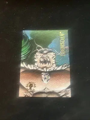 Doomsday trading card from Doomsday 1995 Skybox DC Villains evil insert GE2