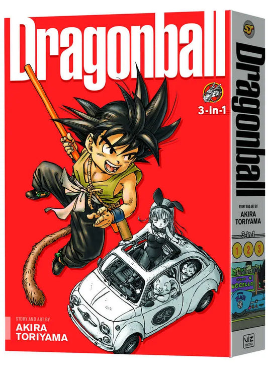 Dragon Ball manga volume featuring Son Goku and Dragon Balls in 3-In-1 Edition TPB Volume 01