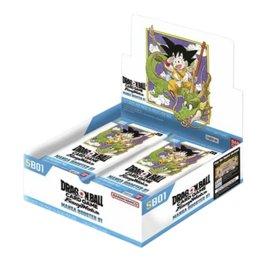 Dragon Ball Super Fusion World TCG Manga Booster Box featuring Dragon Ball characters