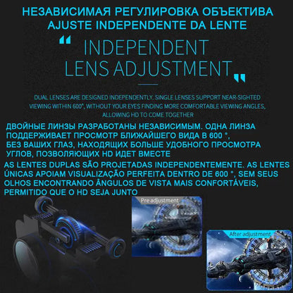 Dragon Magic G6 VR Gaming Stereo 3D Headset with adjustable lenses for HD viewing in business days