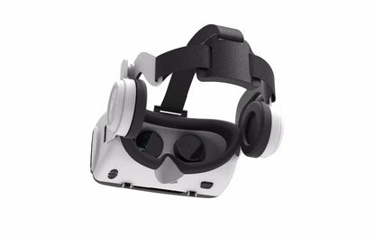 Dragon Magic G6 VR Gaming Stereo 3D Headset with white and black virtual reality headset and over-ear headphones for immersive gaming experience within business days
