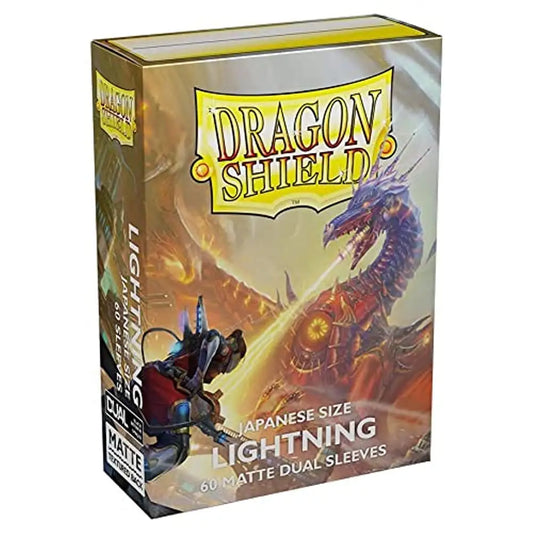 Dragon Shield Matte Dual Japanese Sleeves - LIGHTNING for card protection and style