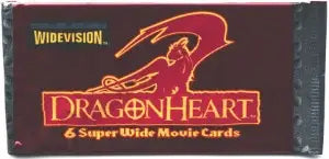 Unopened Dragonheart Widevision Trading Card Pack in factory-sealed packaging