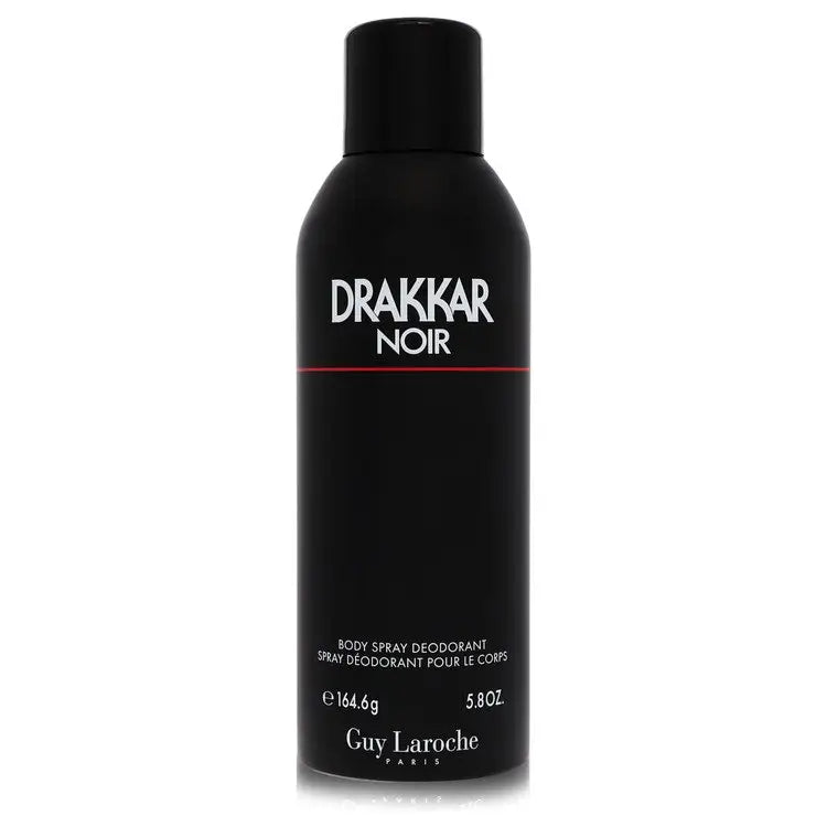 Black aerosol can of Drakkar Noir by Guy Laroche deodorant body spray