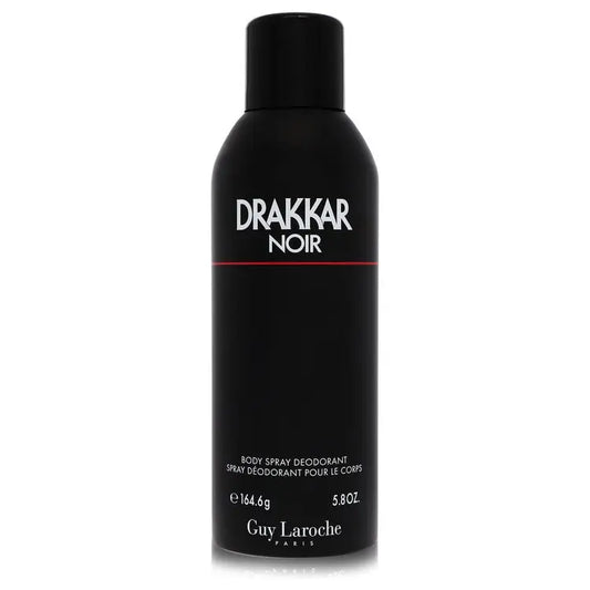 Black aerosol can of Drakkar Noir by Guy Laroche deodorant body spray