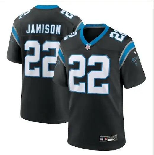 Black D’Shawn Jamison Carolina Panthers Nike Team Game Football Jersey
