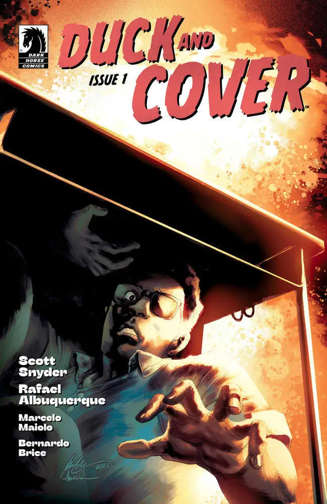Duck and Cover #1 Cover C Foil Albuquerque featuring dramatic action artwork
