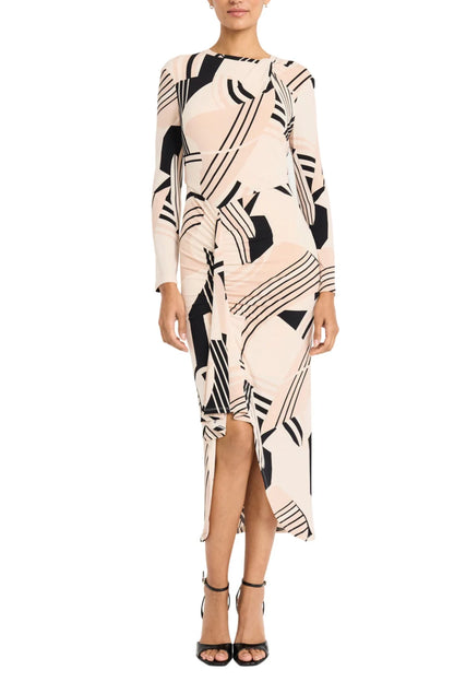 Maggy London Neo-Deco-Geo Day Dress