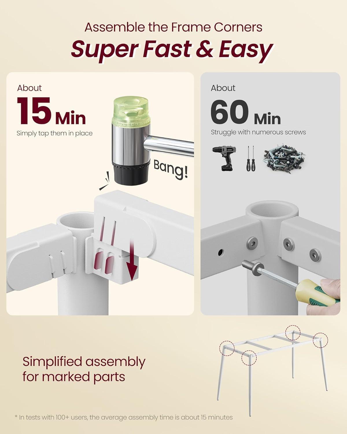 Golden Oak Contemporary Farmhouse Dining Table Kitchen-4