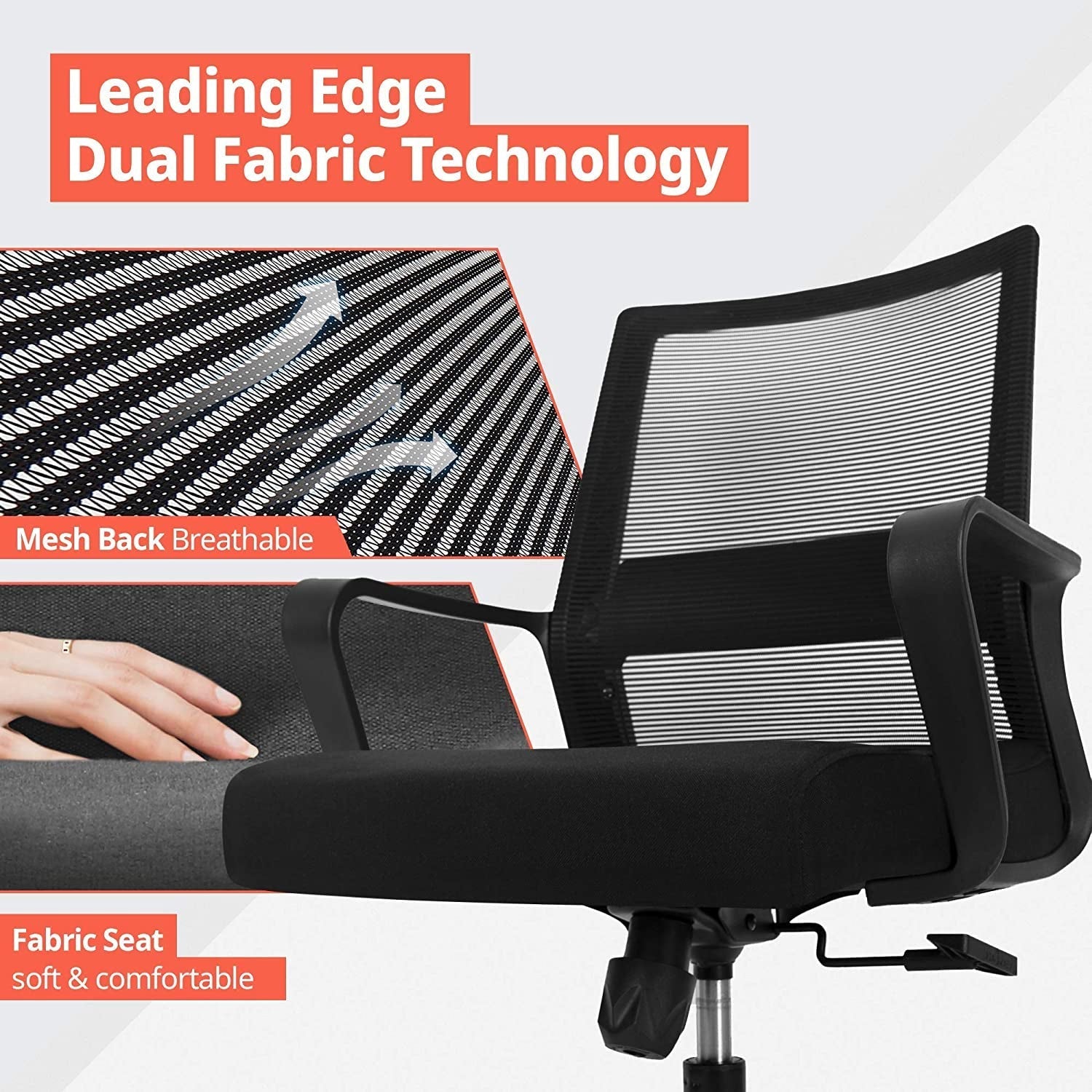 Ergonomic Mesh Office Chair with Lumbar Support-4