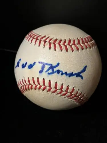 Edd Roush Autograph NL Signed Baseball Cincinnati Reds with Beckett COA for collectors