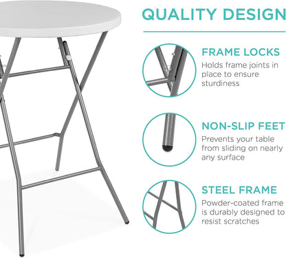 Bar Height Folding Table for Indoor/Outdoor Use-3