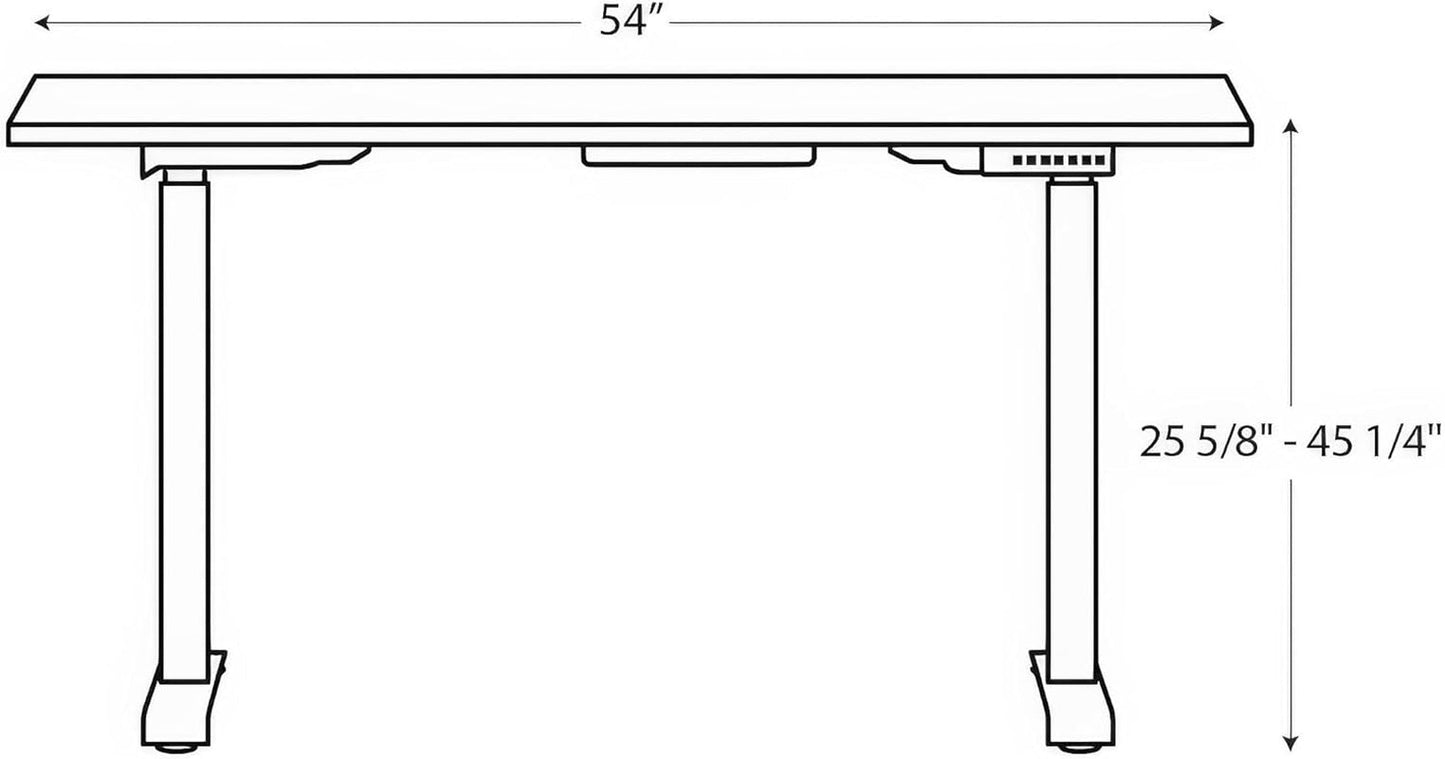 Electric Height Adjustable Standing Desk with Modern Design-1