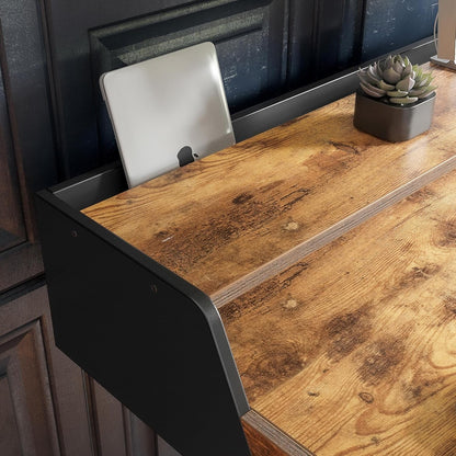 Electric Standing Desk With Drawers Adjustable Height Feature-3