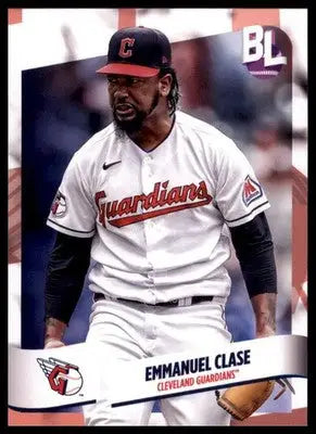 Emmanuel Clase baseball card from Topps Big League 2024 Cleveland Guardians set