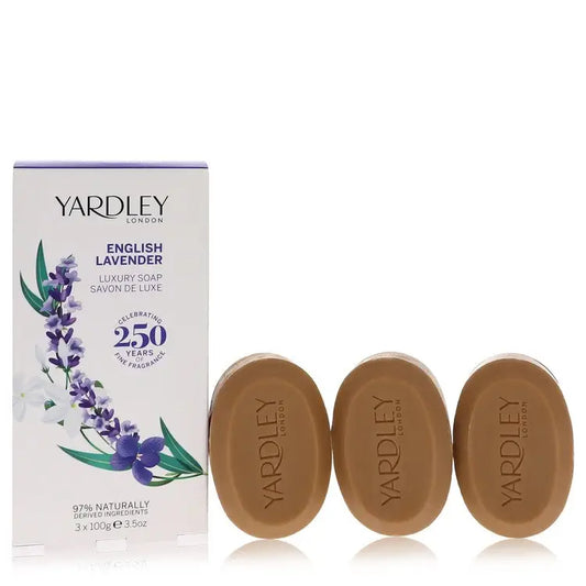 English Lavender by Yardley London - 3 x 3.5 oz Soap 3.5 oz - Women / Medium - 3 x 3.5 oz Soap 3.5 oz
